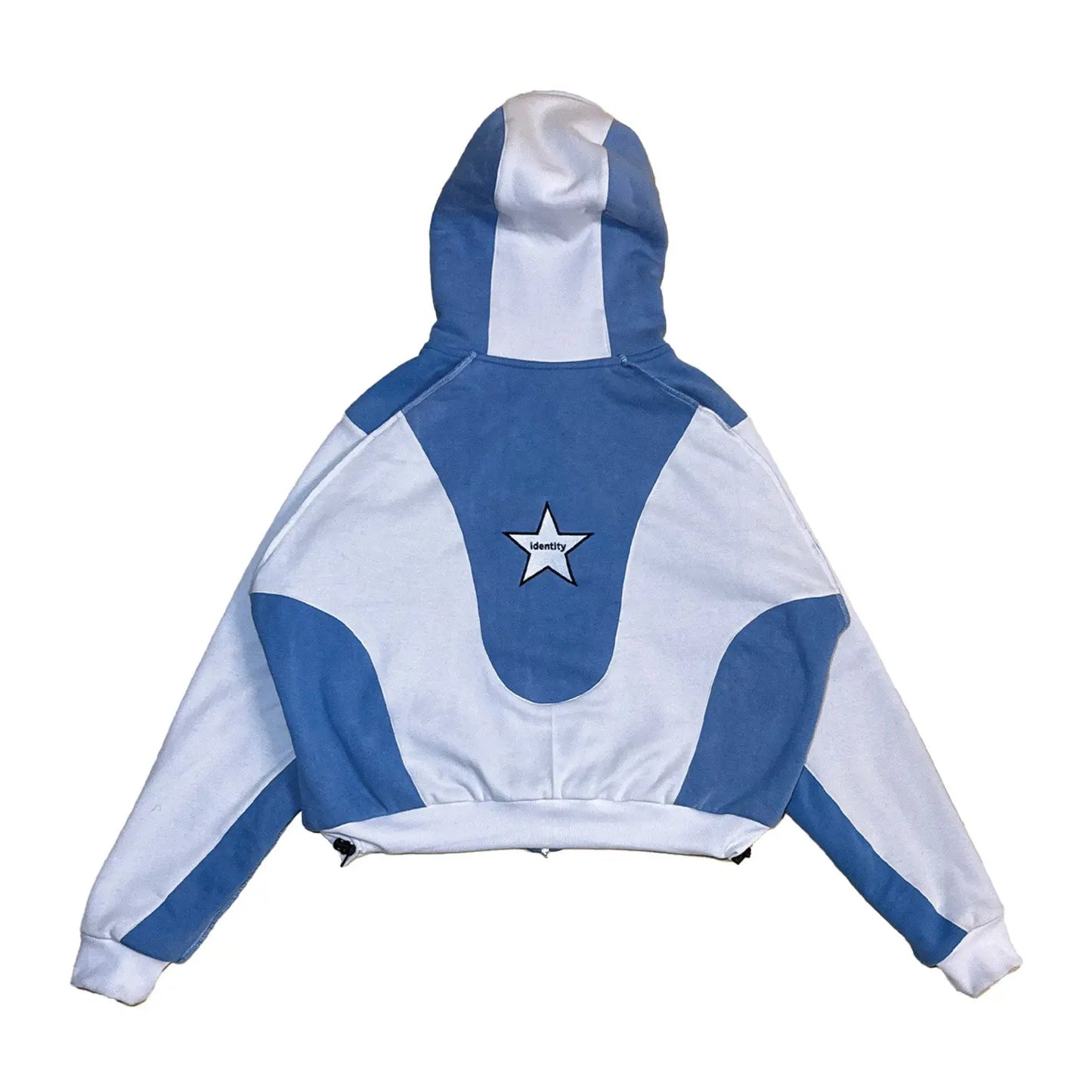 The Heist Hoodie – Sky Blue & Ice White