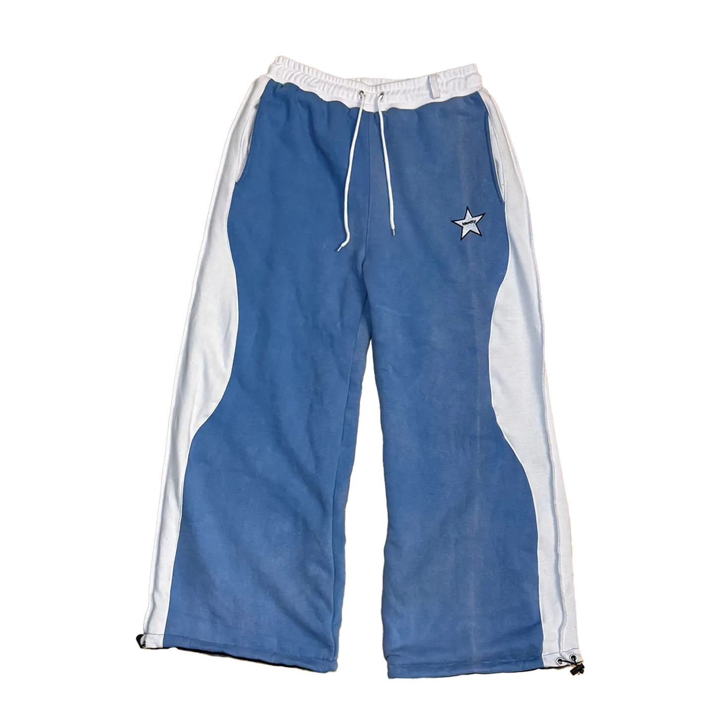 The Heist Joggers – Sky Blue & Ice White