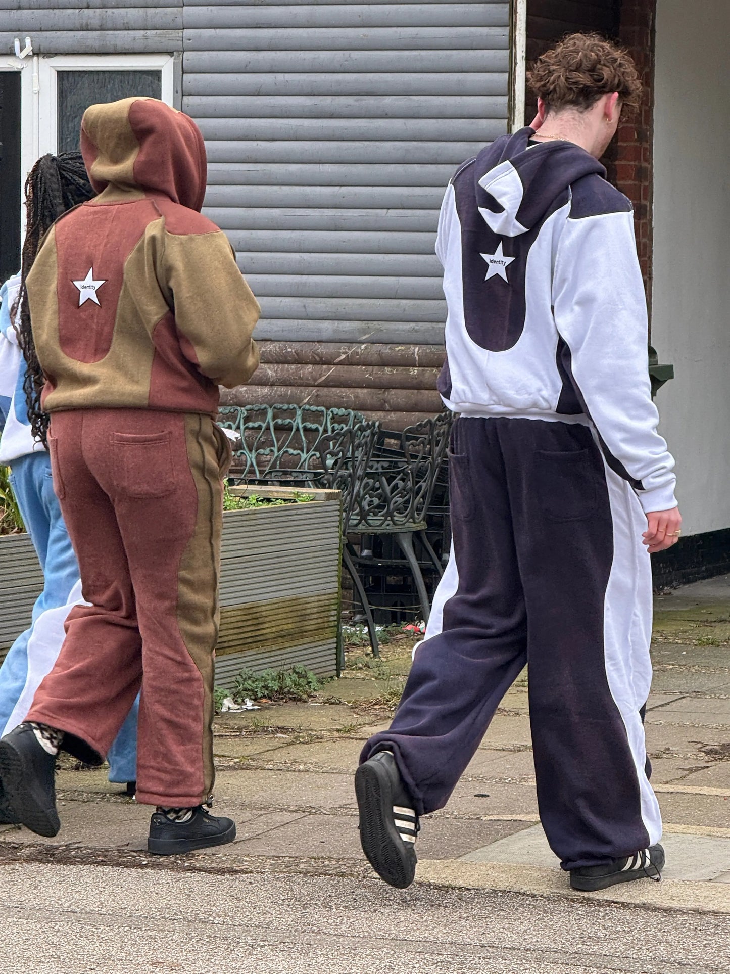 The Heist Joggers – Navy & White