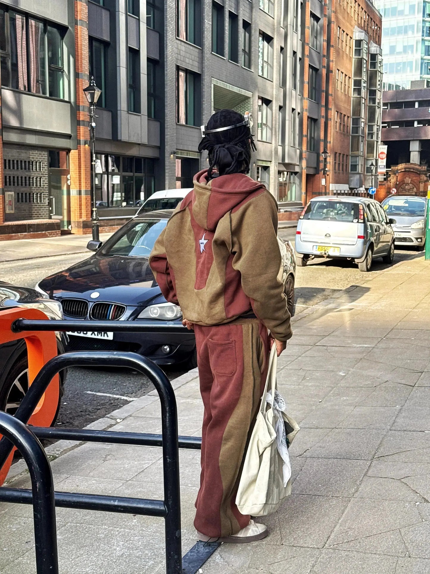 The Heist Hoodie – Earth Brown & Forest Green