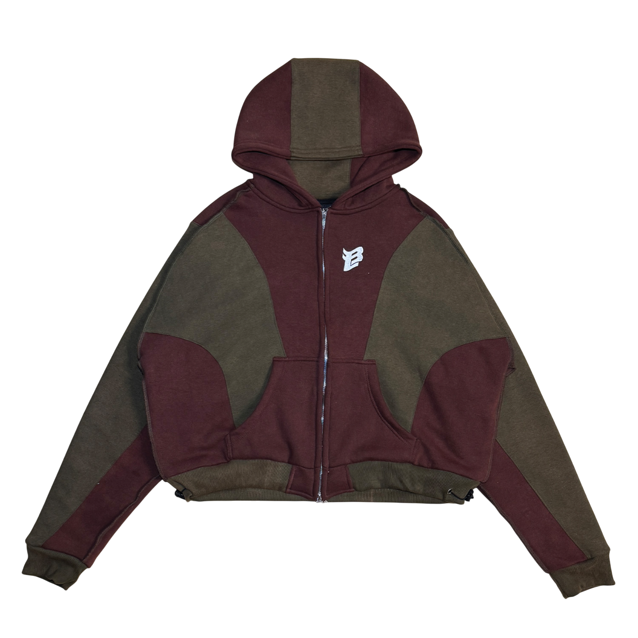 The Heist Hoodie – Earth Brown & Forest Green Bound Legacy