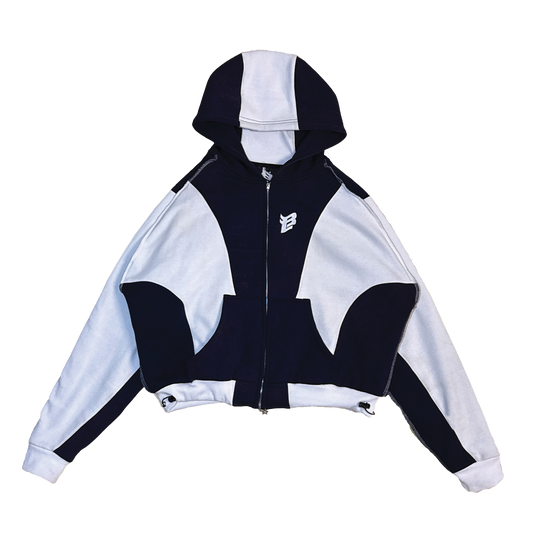 The Heist Hoodie – Navy & White Bound Legacy