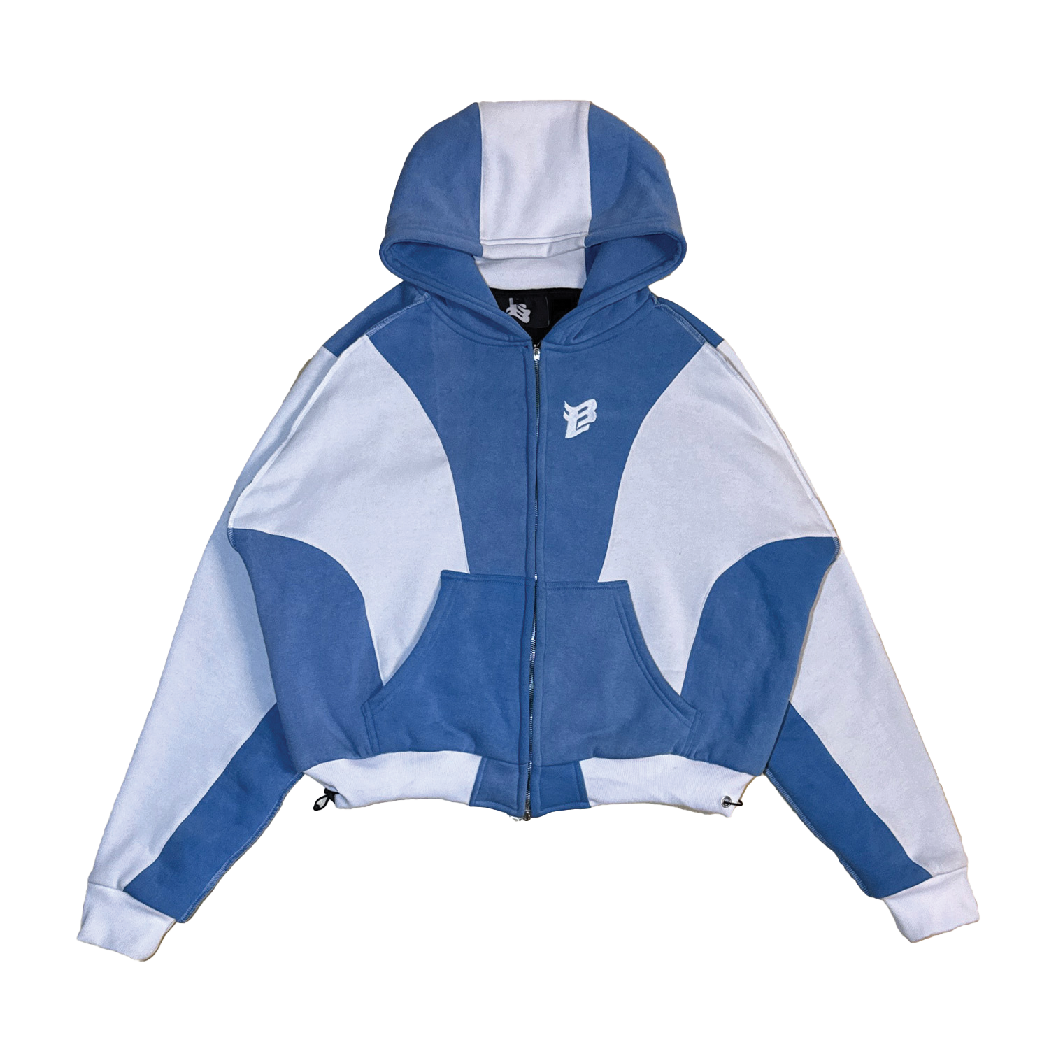 The Heist Hoodie – Sky Blue & Ice White Bound Legacy